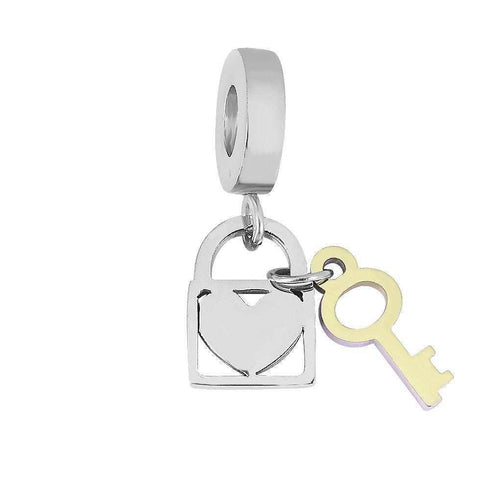 Dije de acero modelo n°240706003 1 pieza